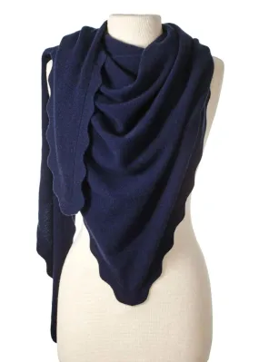 Alpine Cashmere - Women's Ruffle Triangle Wrap