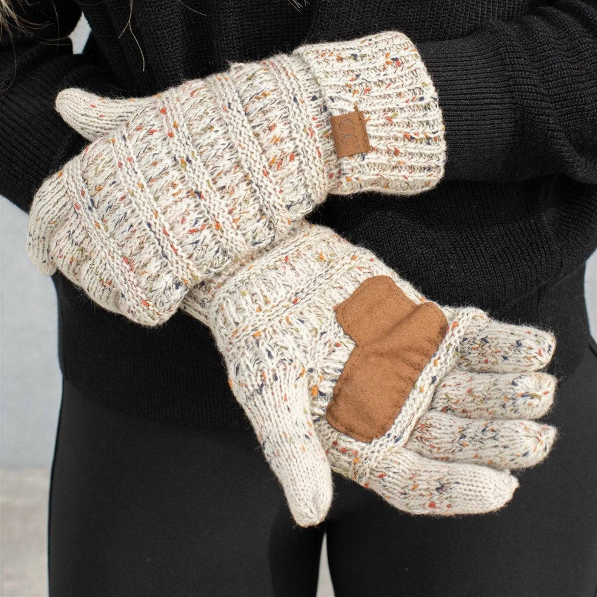 CC Cozy Confetti Tech Screen Touch Gloves