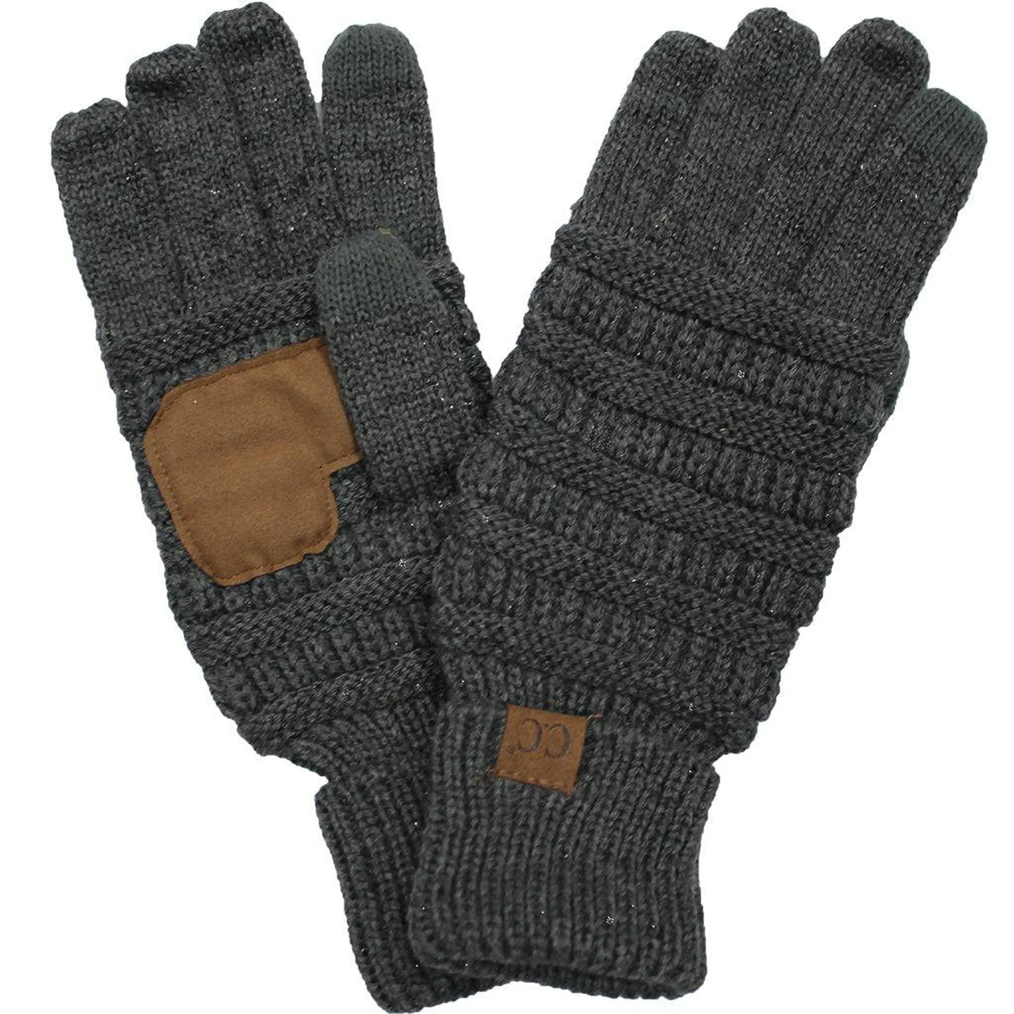 CC Cozy Metallic Tech Screen Gloves