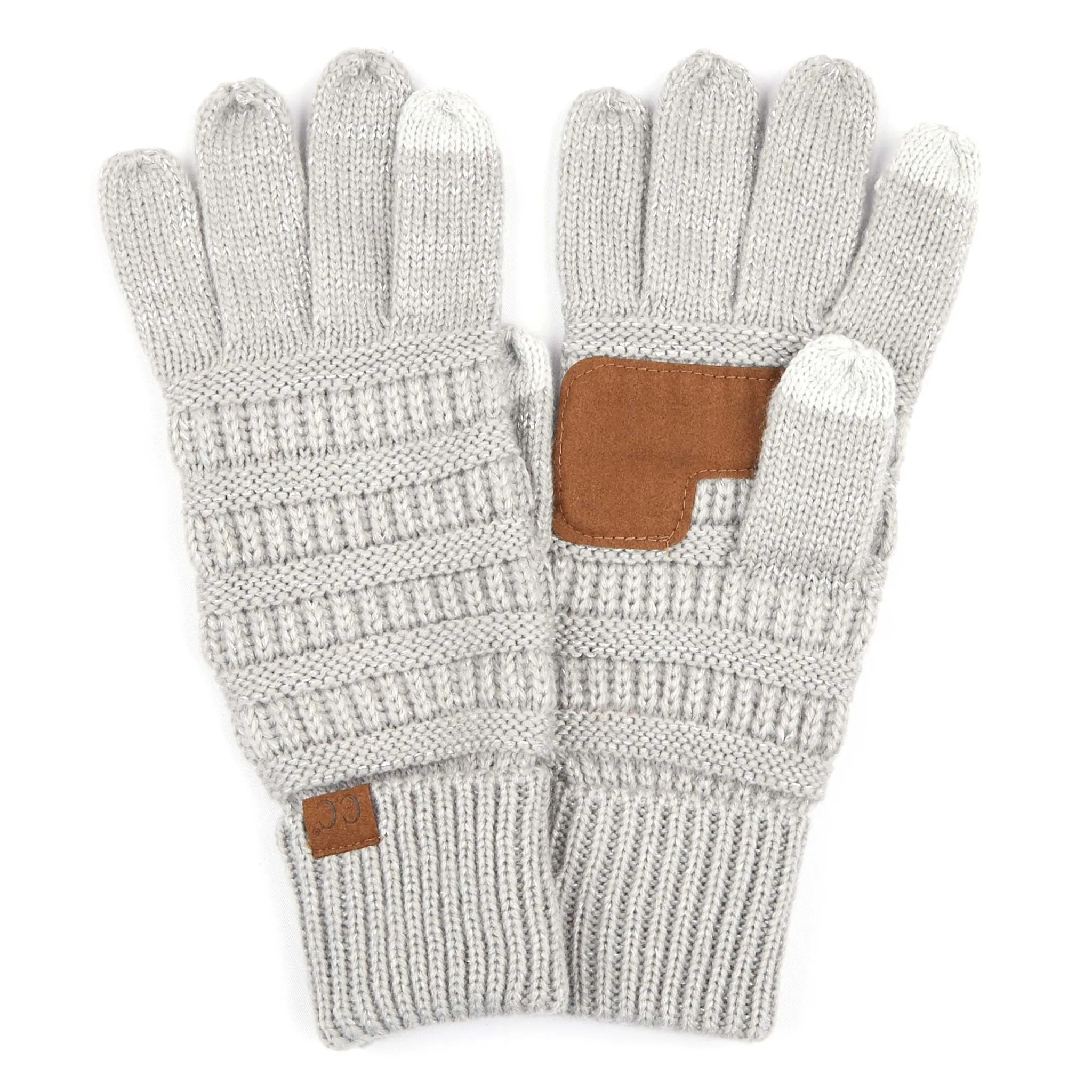 CC Cozy Metallic Tech Screen Gloves
