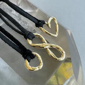 Cherished Charms on Leather Cord
