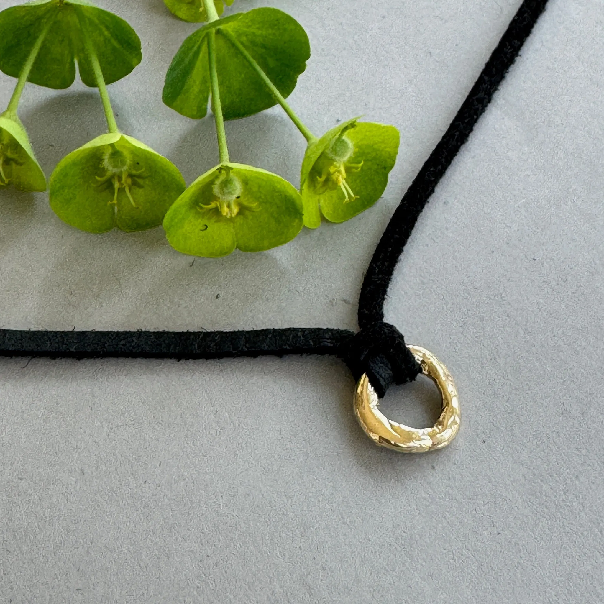 Cherished Charms on Leather Cord