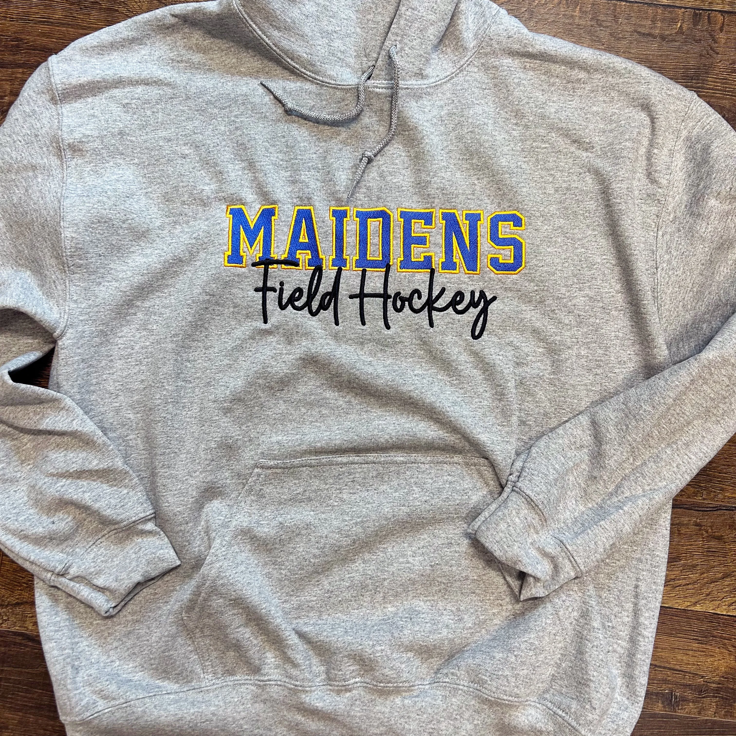Custom Field Hockey Team Mascot Hooded Sweatshirt
