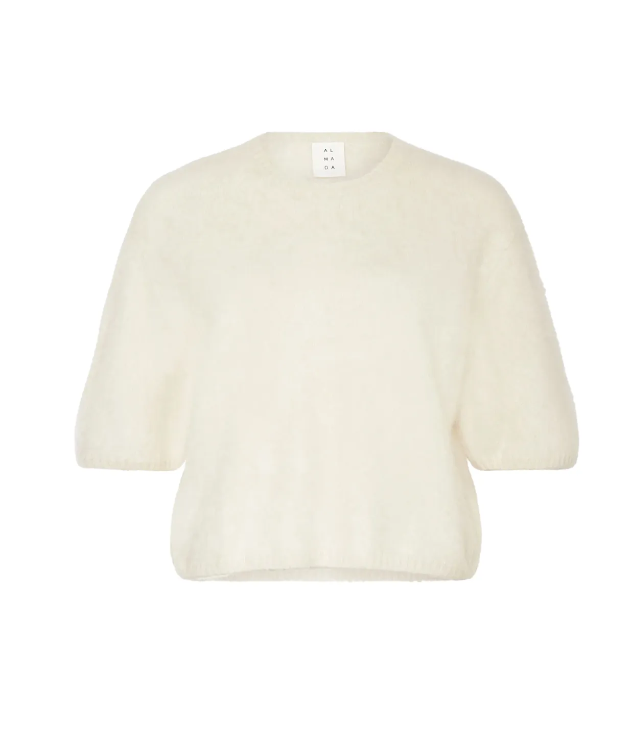 Fei Brushed Cashmere T-shirt in Cream