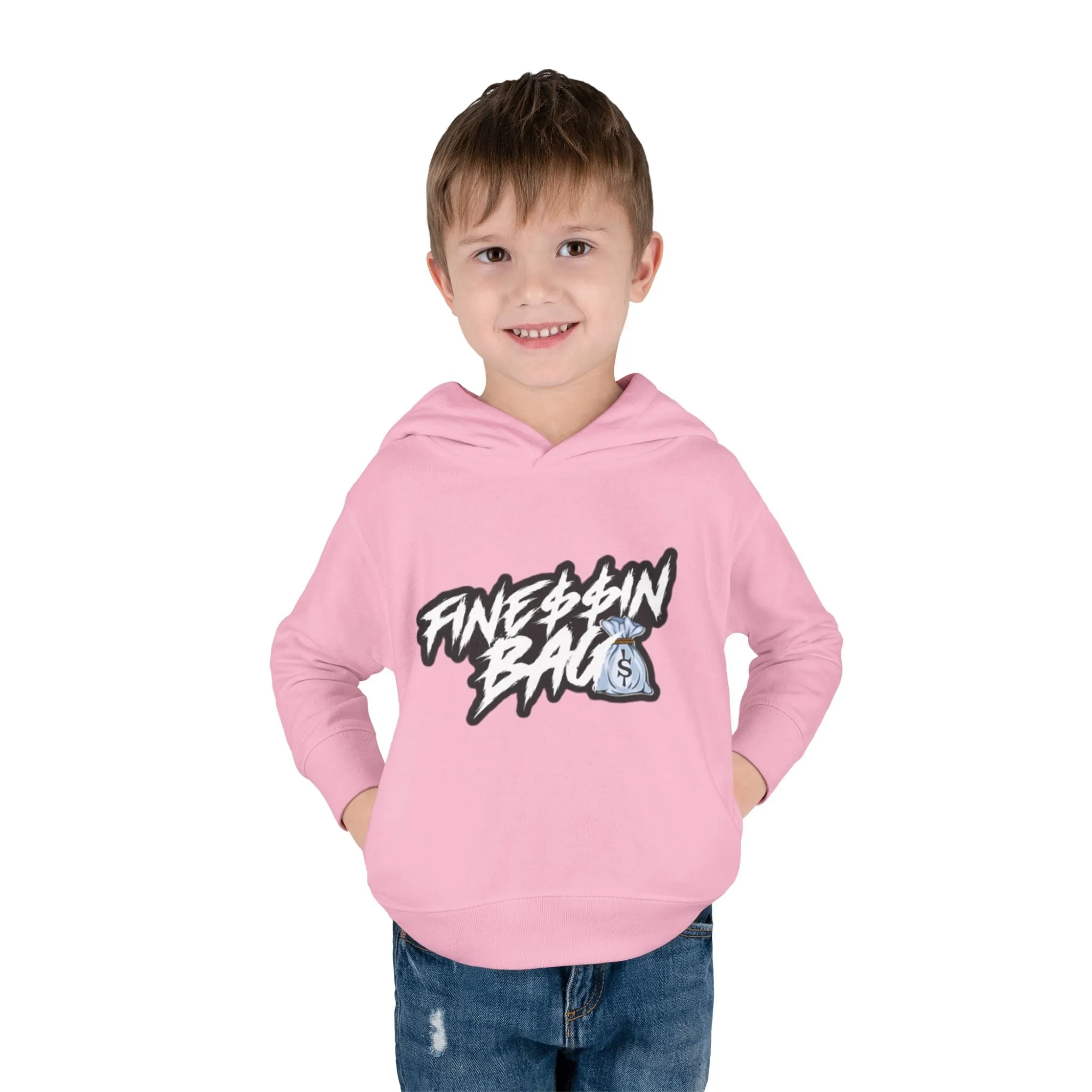 Finessin Bags Toddler Pink Hoodie