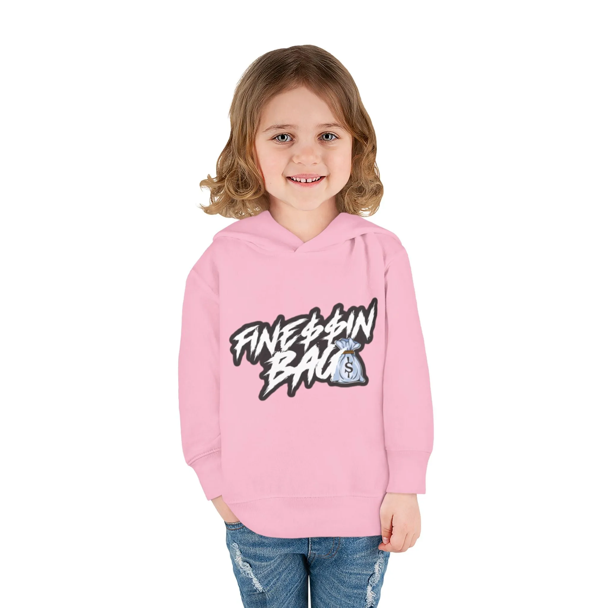 Finessin Bags Toddler Pink Hoodie