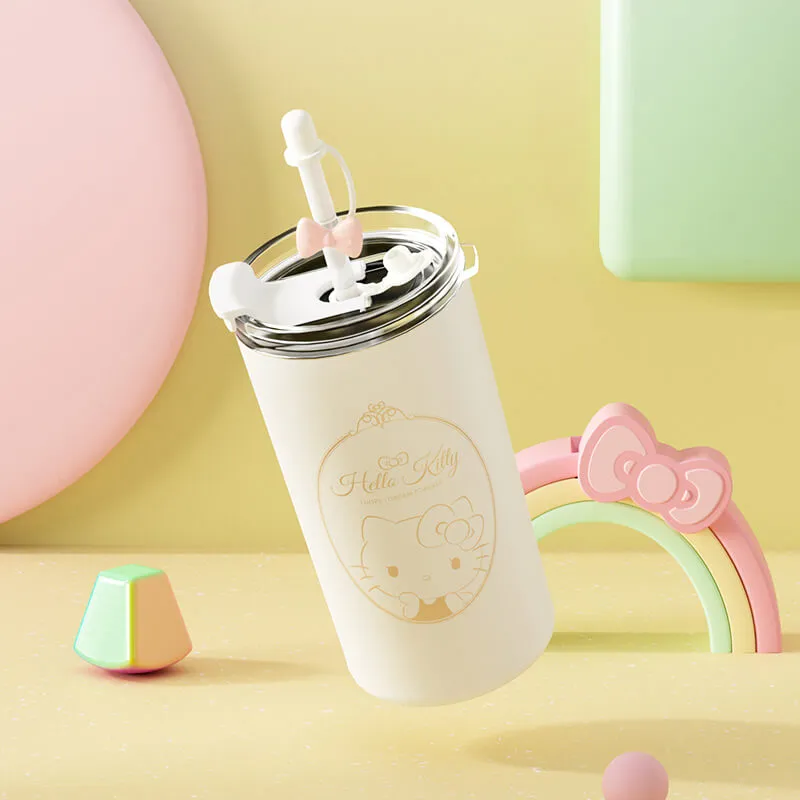 Hello Kitty Thermos Tumbler With Straw 460ml