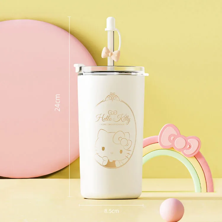 Hello Kitty Thermos Tumbler With Straw 460ml