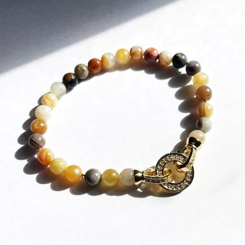 INFINITY®️ Agate Bracelet