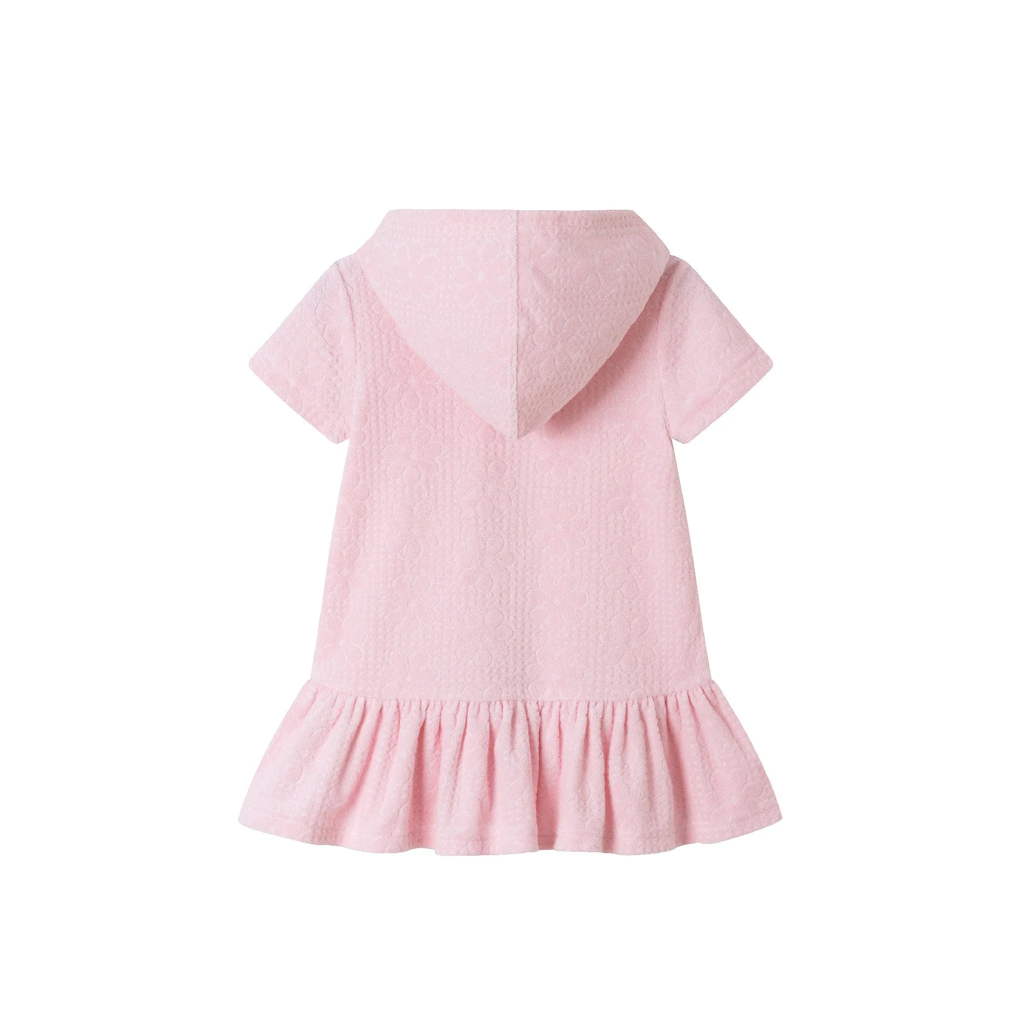 Kids (2-6x) Hooded French Terry Cover Up | Pink Floral