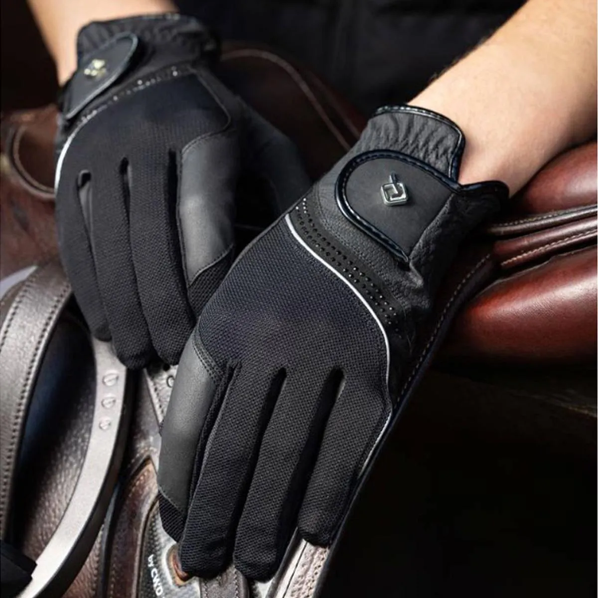 LeMieux Black Crystal Gloves