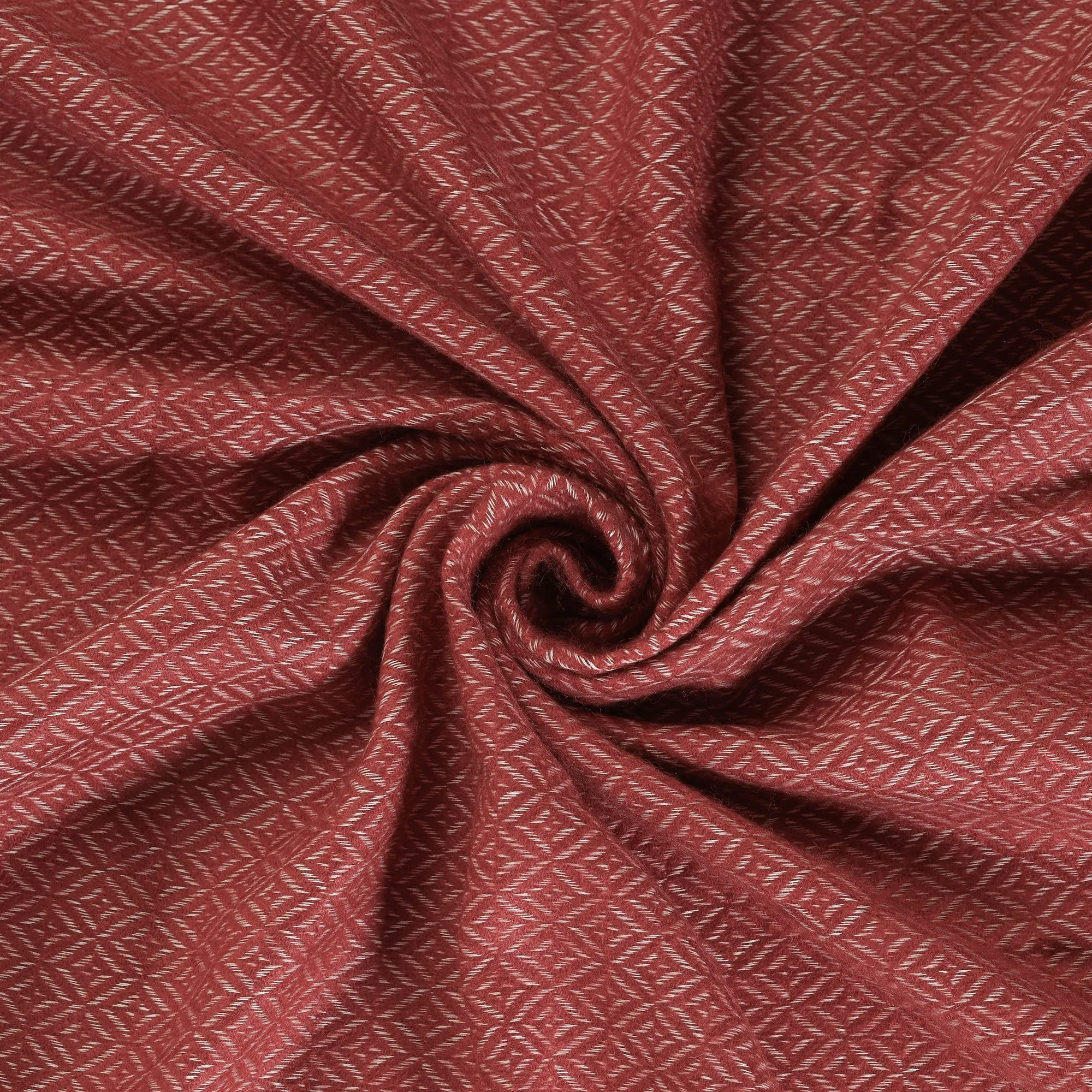 Maroon - Acrylic Fine Wool Fabric 06