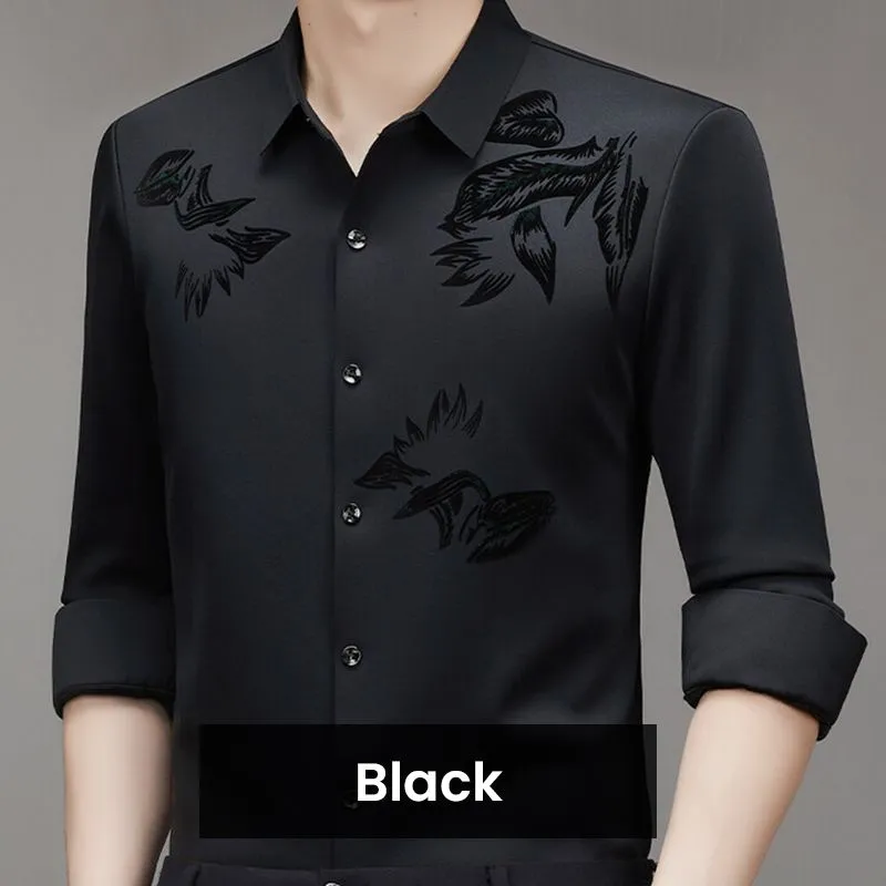 Men's Casual Thickened Warm Fleece Shirt