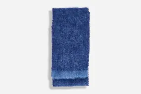 Navy Clash Mohair Scarf