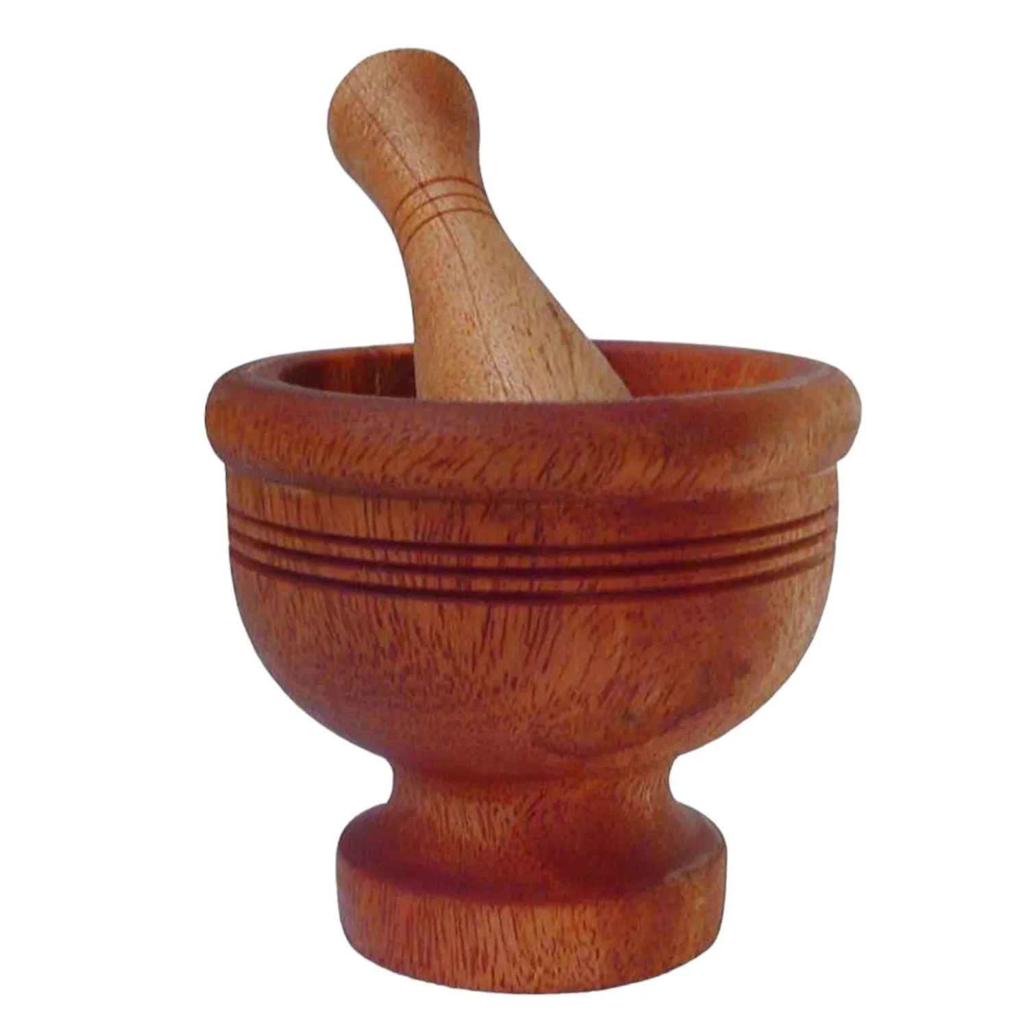 Wooden Mortar and Pestle